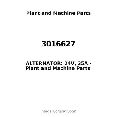 3016627 - ALTERNATOR: 24V, 35A