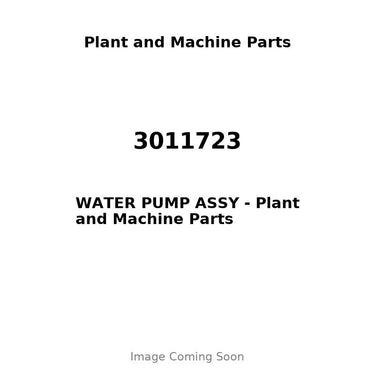 3011723 - WATER PUMP ASSY