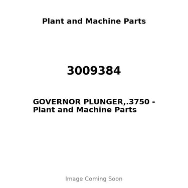 3009384 - GOVERNOR PLUNGER,.3750