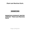 3008590 - MANIFOLD,EXHAUST,WATER COOLED