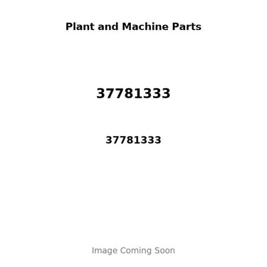 37781333 - MANIFOLD, EXHAUST