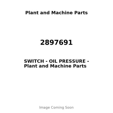 2897691 - SWITCH - OIL PRESSURE