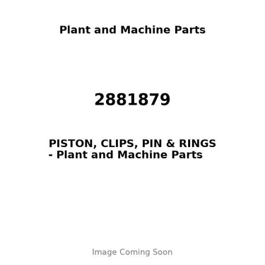 2881879 - PISTON, CLIPS, PIN & RINGS