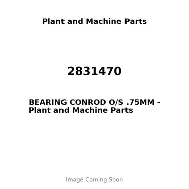 2831470 - BEARING CONROD O/S .75MM