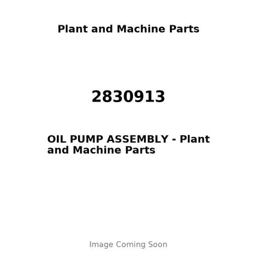 2830913 - OIL PUMP ASSEMBLY