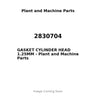 2830704 - GASKET CYLINDER HEAD 1.25MM