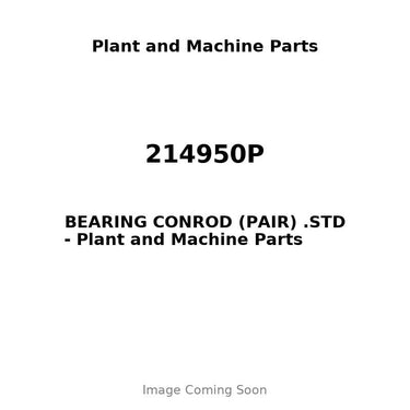 214950P - BEARING CONROD (PAIR) .STD