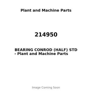 214950 - BEARING CONROD (HALF) STD