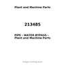 213485 - PIPE - WATER BYPASS