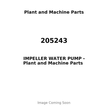 205243 - IMPELLER WATER PUMP