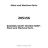 205156 - BUSHING SHAFT WATER PUMP