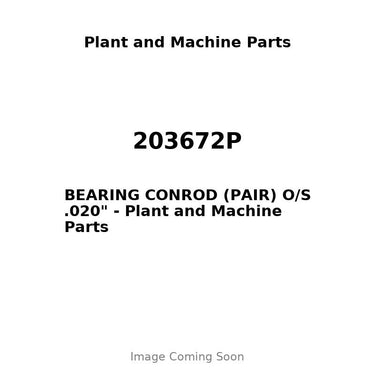 203672P - BEARING CONROD (PAIR) O/S .020"
