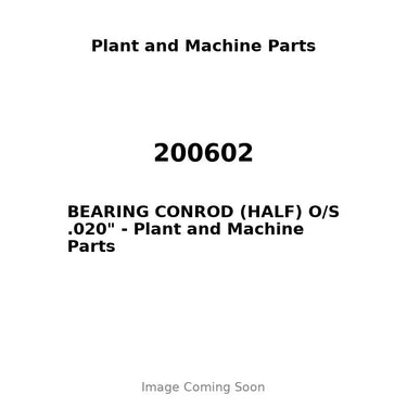 200602 - BEARING CONROD (HALF) O/S .020"
