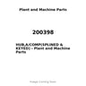 200398 - HUB,A/COMP(SPLINED & KEYED)
