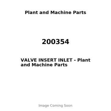 200354 - VALVE INSERT INLET