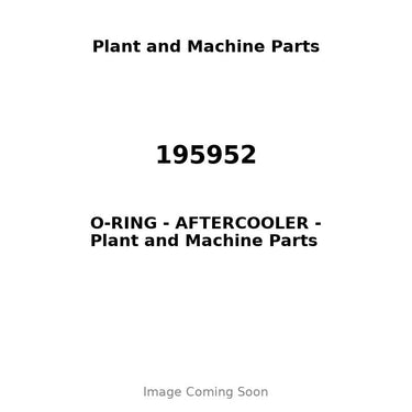 195952 - O-RING - AFTERCOOLER