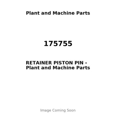 175755 - RETAINER PISTON PIN