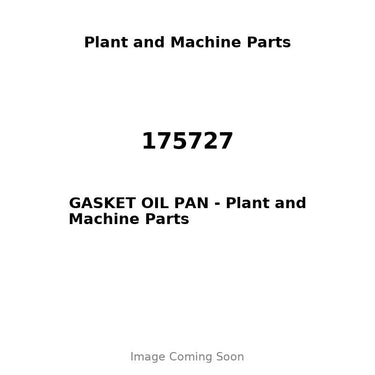 175727 - GASKET OIL PAN