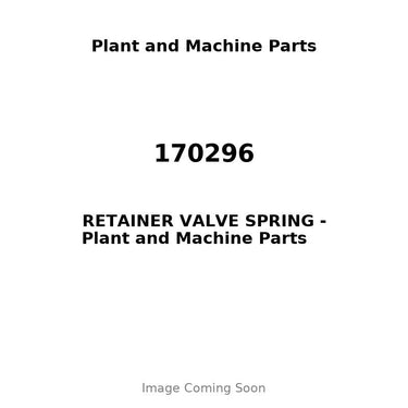 170296 - RETAINER VALVE SPRING