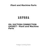 157551 - OIL SUCTION CONNECTION GASKET