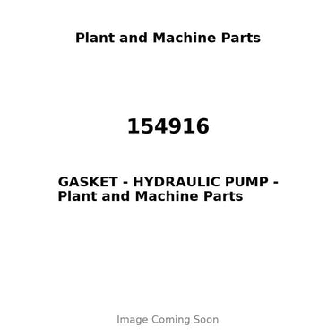 154916 - GASKET - HYDRAULIC PUMP
