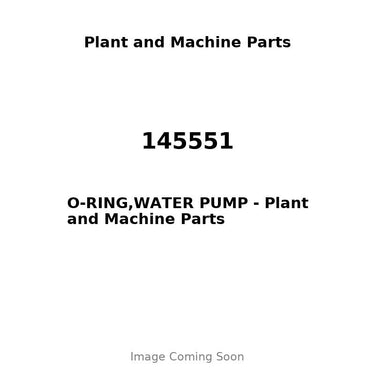 145551 - O-RING,WATER PUMP