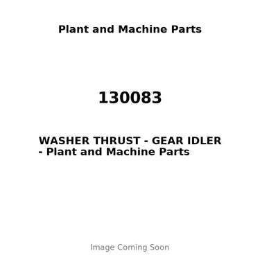 130083 - WASHER THRUST - GEAR IDLER