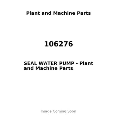 106276 - SEAL WATER PUMP
