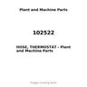 102522 - HOSE, THERMOSTAT