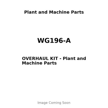 WG196-A - OVERHAUL KIT