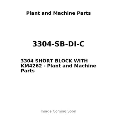 3304-SB-DI-C - 3304 SHORT BLOCK WITH KM4262