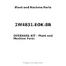 2W4831.EOK-8B - OVERHAUL KIT