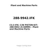 288-9942.IFK - C3.3 IFK- C/W PISTON KIT: 288-9942 (0.50MM)