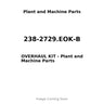 238-2729.EOK-B - OVERHAUL KIT