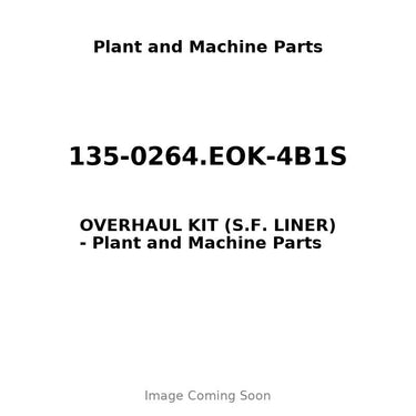135-0264.EOK-4B1S - OVERHAUL KIT (S.F. LINER)