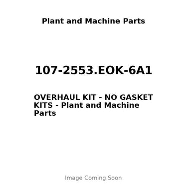 107-2553.EOK-6A1 - OVERHAUL KIT - NO GASKET KITS