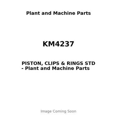 KM4237 - PISTON, CLIPS & RINGS STD