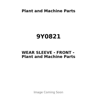 9Y0821 - WEAR SLEEVE - FRONT