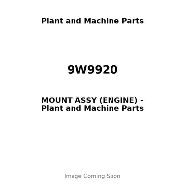 9W9920 - MOUNT ASSY (ENGINE)