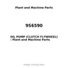 9S6590 - OIL PUMP (CLUTCH FLYWHEEL)