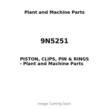 9N5251 - PISTON, CLIPS, PIN & RINGS