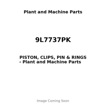 9L7737PK - PISTON, CLIPS, PIN & RINGS