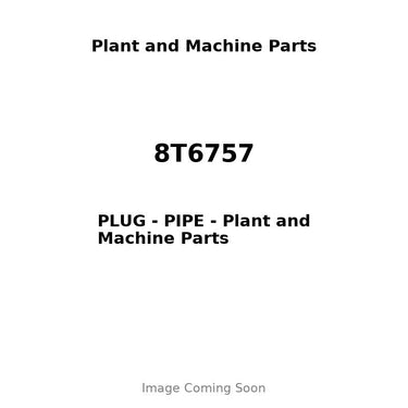 8T6757 - PLUG - PIPE
