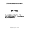 8N7923 - MAIN BEARING (PR) STD (INTERMEDIATE)