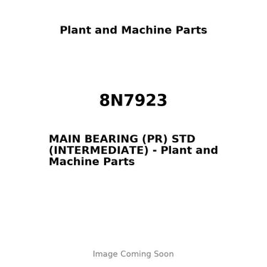 8N7923 - MAIN BEARING (PR) STD (INTERMEDIATE)