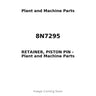 8N7295 - RETAINER, PISTON PIN