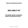 8N1188LT-PC - CYLINDER HEAD (LOADED)