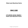 8N1188 - CYLINDER HEAD (BARE)