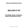 8N1187LT-PC - CYLINDER HEAD (LOADED)