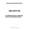 8N1187LTN - CYLINDER HEAD (LOADED)